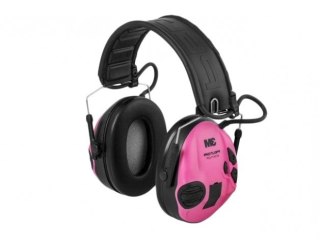 Ochronniki słuchu aktywne 3M Peltor SportTac zielono-różowe Peltor