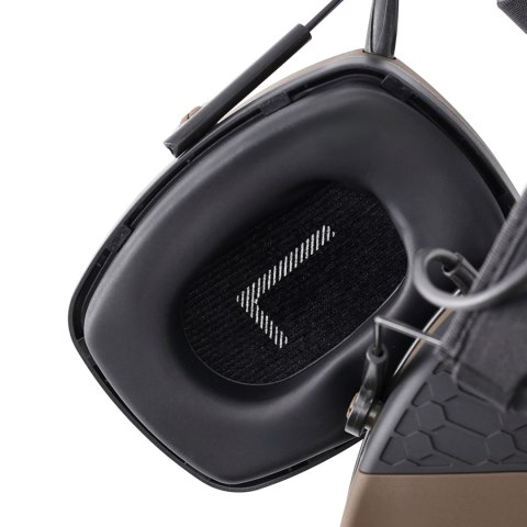 Ochronniki słuchu aktywne RealHunter Active ProSHOT BT brązowe RealHunter