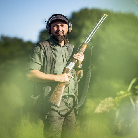 Ochronniki słuchu aktywne RealHunter Active ProSHOT BT brązowe RealHunter