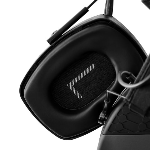 Ochronniki słuchu aktywne RealHunter Active ProSHOT BT czarne RealHunter