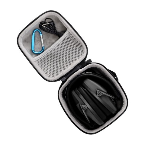 Ochronniki słuchu aktywne RealHunter Active ProSHOT BT czarne RealHunter