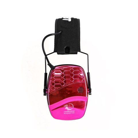 Ochronniki słuchu aktywne RealHunter Active ProSHOT BT devil pink RealHunter