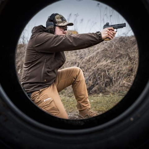 Ochronniki słuchu aktywne RealHunter Active ProSHOT BT oliwkowe RealHunter