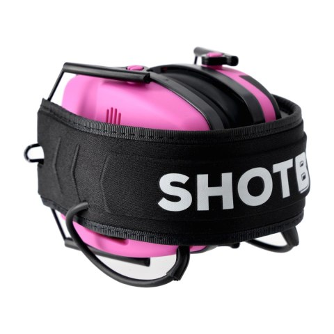 Ochronniki słuchu aktywne RealHunter Active ProSHOT BT różowe RealHunter