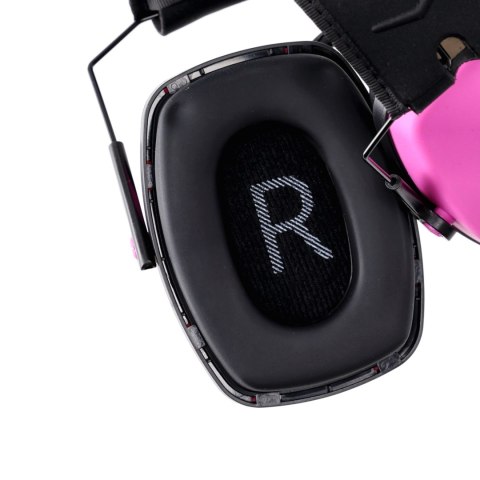 Ochronniki słuchu aktywne RealHunter Active ProSHOT BT różowe RealHunter