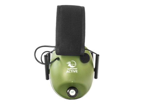 Ochronniki słuchu aktywne RealHunter ACTiVE oliwkowe RealHunter