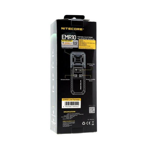 Odstraszacz komarów 2w1 Nitecore EMR10 Lite czarny Nitecore