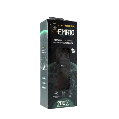 Odstraszacz komarów 2w1 Nitecore EMR10 Lite czarny Nitecore