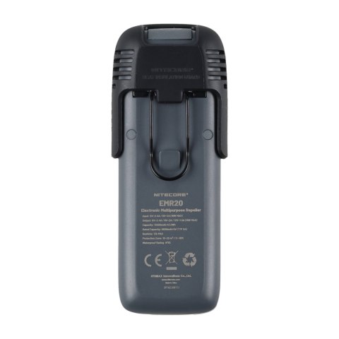 Odstraszacz komarów Nitecore EMR20 2w1 czarny Nitecore
