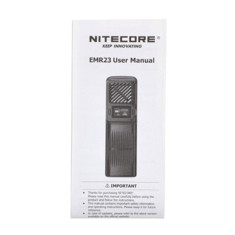 Odstraszacz komarów Nitecore EMR23 czarny Nitecore
