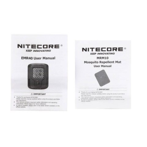 Odstraszacz komarów Nitecore EMR40 czarny Nitecore