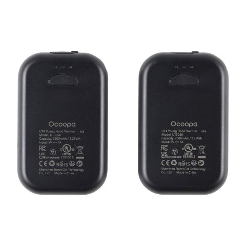 Ogrzewacz elektroniczny do rąk OcoopaFashion UT4 Young 2 w 1 czarno-niebieski Ocoopa