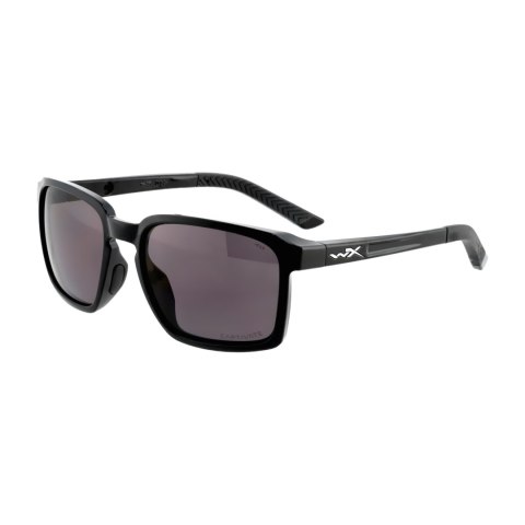 Okulary polaryzacyjne Wiley X Alfa AC6ALF08 Captivate smoke grey, czarne oprawki Wiley X
