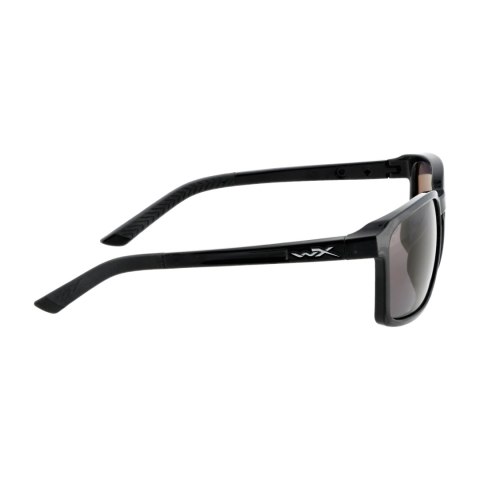 Okulary polaryzacyjne Wiley X Alfa AC6ALF08 Captivate smoke grey, czarne oprawki Wiley X