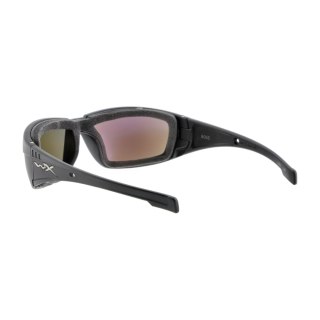 Okulary polaryzacyjne Wiley X Boss Captivate CCBOS09 blue mirror, czarne oprawki Wiley X