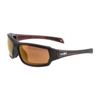 Okulary polaryzacyjne Wiley X Breach Captivate CCBRH04 bronze mirror, brązowe oprawki Wiley X