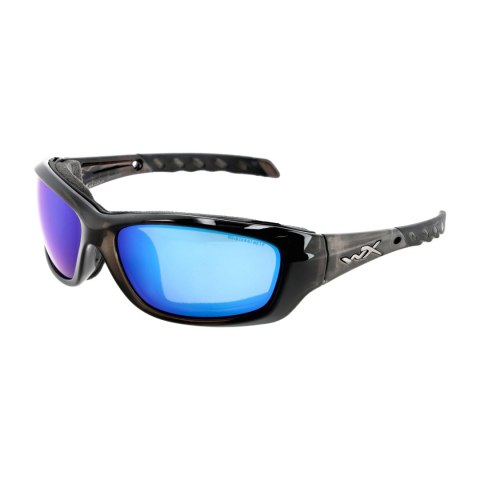 Okulary polaryzacyjne Wiley X Gravity Captivate CCGRA19 blue mirror, czarne oprawki Wiley X