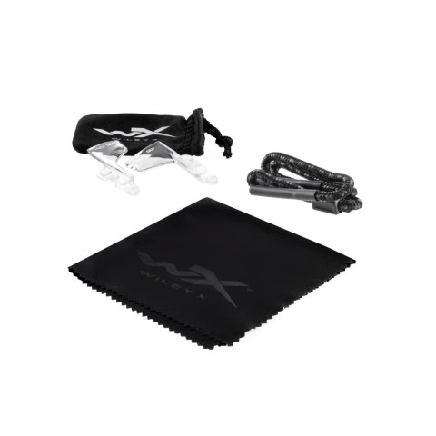 Okulary Wiley X Helix AC6HLX01 - Smoke Grey, Czarne Oprawki Wiley X
