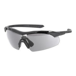 Okulary strzeleckie Wiley X Vapor 2.5 3552 grey / clear / light rust, czarne oprawki Wiley X