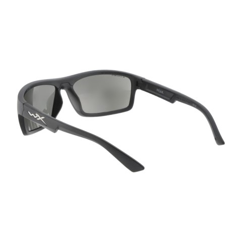 Okulary taktyczne Wiley X Peak ACPEA06 grey, silver flash, czarne oprawki Wiley X