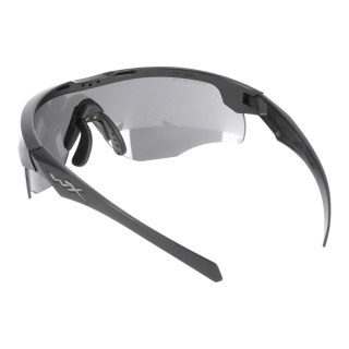 Okulary taktyczne Wiley X Rogue 2852 grey / clear / rust, czarne oprawki Wiley X
