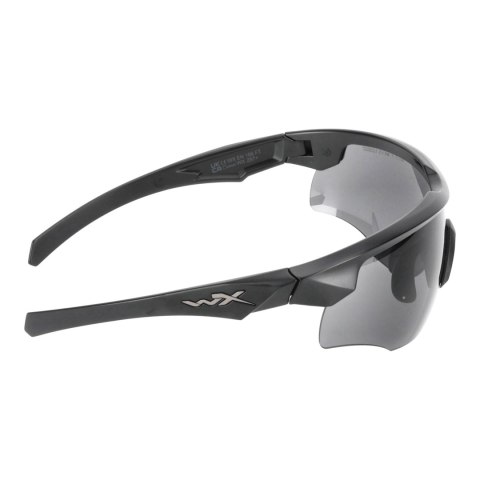 Okulary taktyczne Wiley X Rogue 2852 grey / clear / rust, czarne oprawki Wiley X