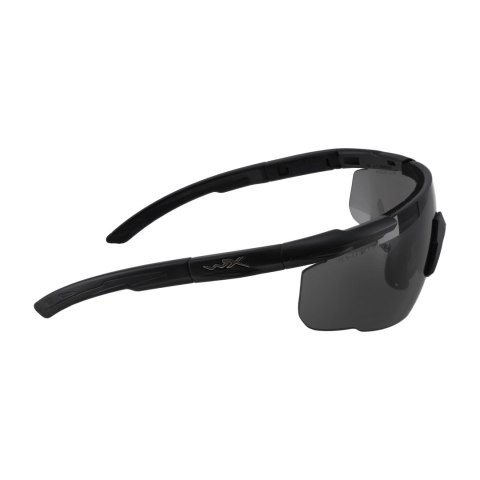 Okulary Wiley X Saber Advanced 308 smoke / clear / rust, czarne oprawki Wiley X