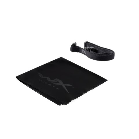 Okulary Wiley X Saber Advanced 308 smoke / clear / rust, czarne oprawki Wiley X