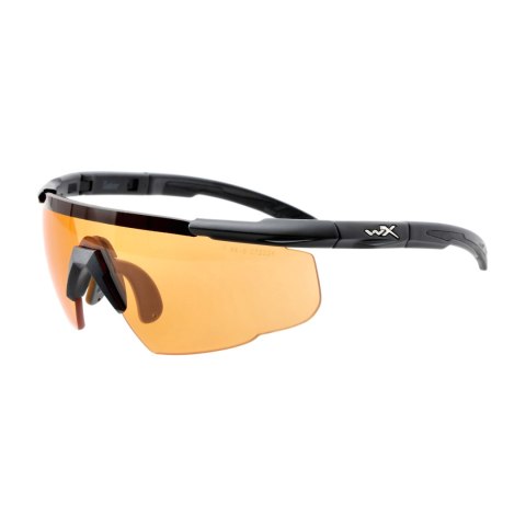 Okulary taktyczne Wiley X Saber Advanced 301 light rust, czarne oprawki Wiley X