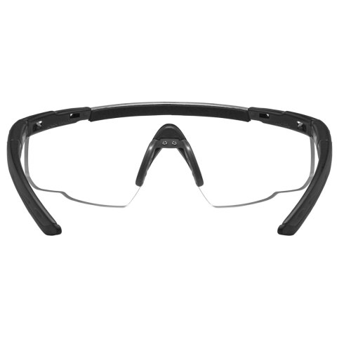 Okulary taktyczne Wiley X Saber Advanced 303 clear, czarne oprawki Wiley X