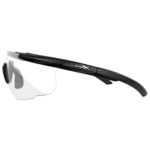 Okulary taktyczne Wiley X Saber Advanced 303 clear, czarne oprawki Wiley X