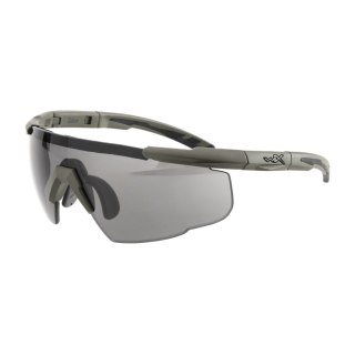 Okulary taktyczne Wiley X Saber Advanced 308G grey / clear / rust, zielone oprawki Wiley X