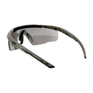 Okulary taktyczne Wiley X Saber Advanced 308G grey / clear / rust, zielone oprawki Wiley X