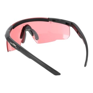 Okulary taktyczne Wiley X Saber Advanced 309 grey / rust / vermilion, czarne oprawki Wiley X