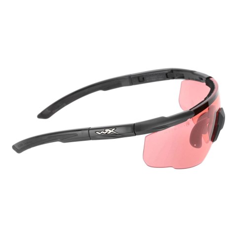 Okulary taktyczne Wiley X Saber Advanced 309 grey / rust / vermilion, czarne oprawki Wiley X