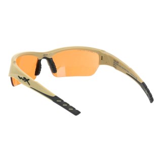 Okulary taktyczne Wiley X Valor 2.5 CHVAL06T grey / clear / light rust, jasnobrązowe oprawki Wiley X