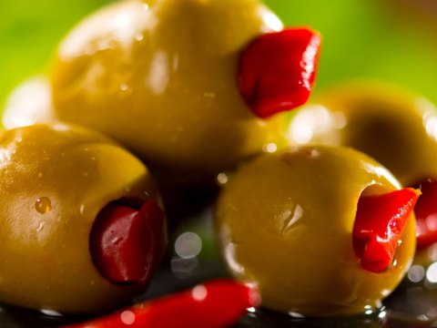 Oliwki Królewskie nadziewane papryczką Piri Piri 300 g Kocham Oliwki