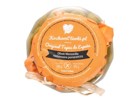 Oliwki Manzanilla nadziewane pomarańczą 300 g Kocham Oliwki