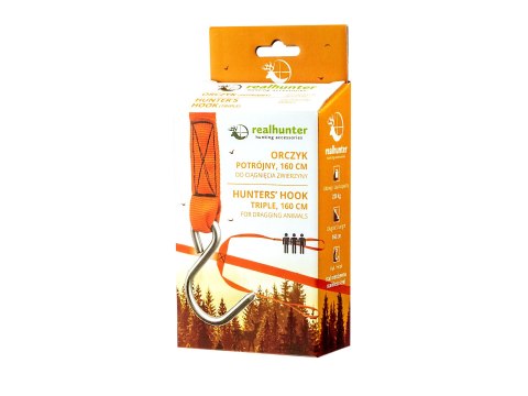 Orczyk potrójny do ciągnięcia zwierzyny RealHunter RealHunter