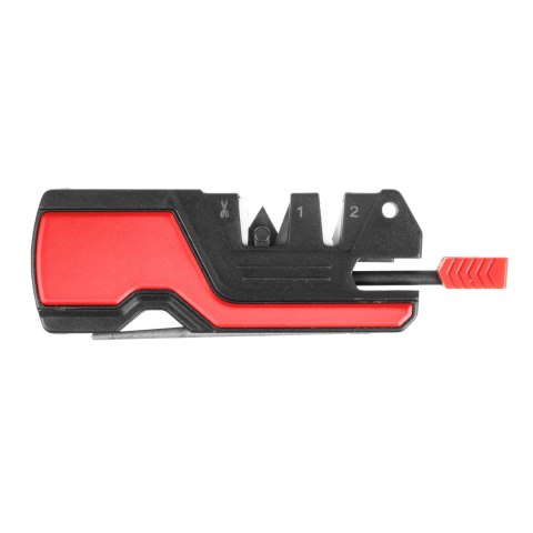 Ostrzałka do noży THE EDGE bushSHARP czerwona + krzesiwo THE EDGE