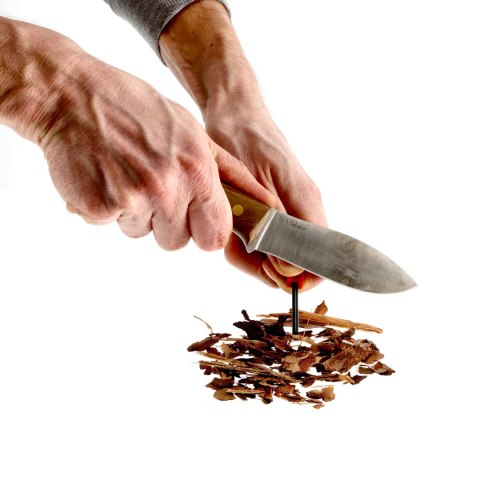 Ostrzałka do noży THE EDGE bushSHARP czerwona + krzesiwo THE EDGE