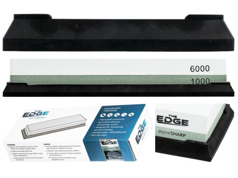 Ostrzałka do noży kamień wodny THE EDGE stoneSHARP 1000/6000 THE EDGE