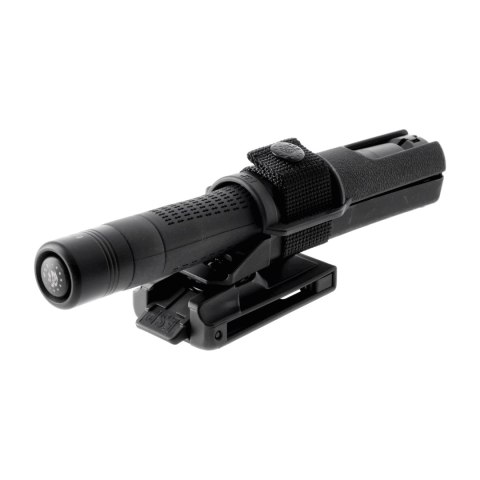 Pałka teleskopowa ESP Ergonomic Easy Lock 20" czarna hartowana, rękojeść czarna z uchwytem BHT-55, okrągłe zakończenie rękojeści ESP - Euro Security Products