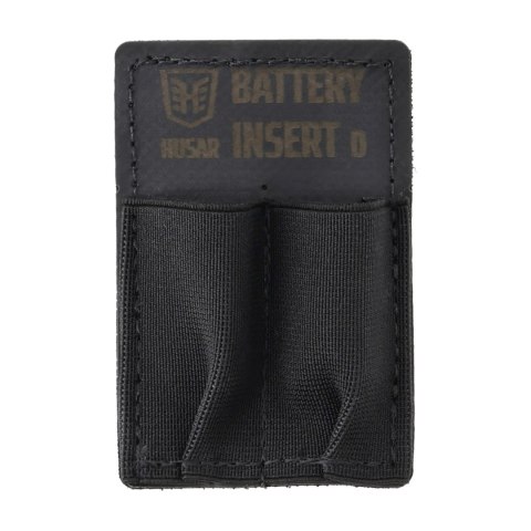 Panel organizacyjny kieszeni na 2 baterie Husar czarny Husar
