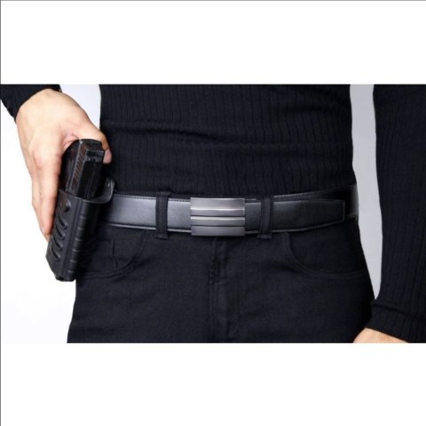 Pas strzelecki Kore Essentials Leather Gun Belt X2 czarny KORE Essentials