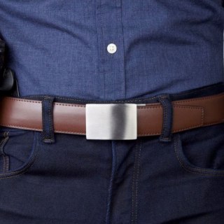 Pas strzelecki Kore Essentials Leather Gun Belt X4 tan KORE Essentials