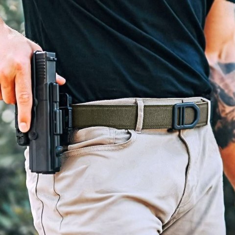 Pas taktyczny Kore Essentials Tactical Nylon Gun Belt X5 zielony KORE Essentials