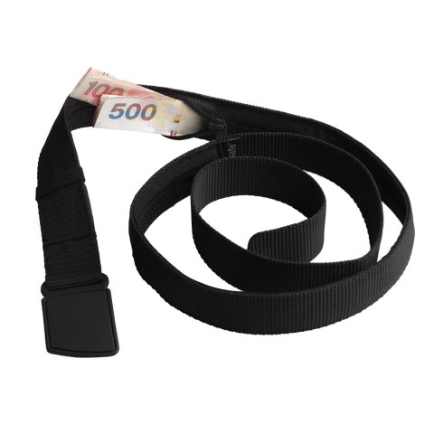 Pasek antykradzieżowy ze schowkiem Pacsafe CashSafe czarny Pacsafe