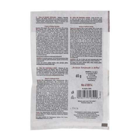 Peklosól Browin- peklosól do kiełbasy zwyczajnej 65 g BROWIN Sp. z o.o. Sp. K.
