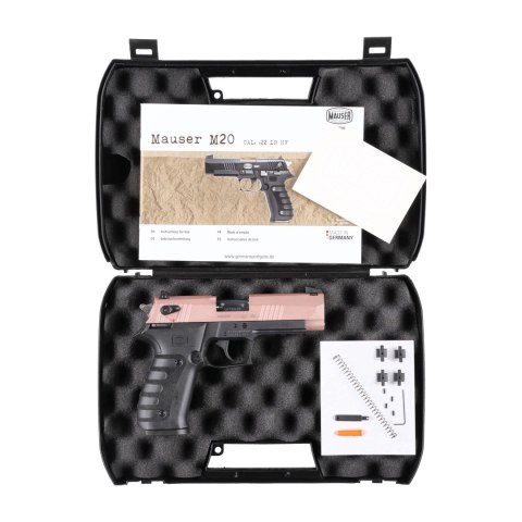 Pistolet Mauser M20 Rose Gold kal. 22 LR Mauser